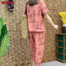 Load image into Gallery viewer, Printed Fashion Two Piece Set