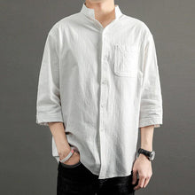 Load image into Gallery viewer, Short Sleeve Linen Shirt