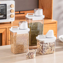Load image into Gallery viewer, Cereal Dispenser Easy Flow Storage Jar Plastic Grocery Container