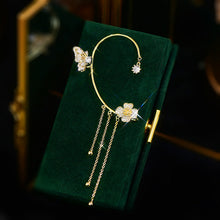 Load image into Gallery viewer, Butterfly Tassel Style Zircon Earrings