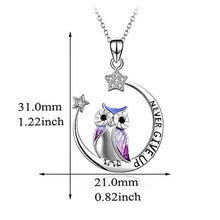 Load image into Gallery viewer, 🦉Never Give Up Inspiration Necklace