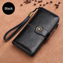 Load image into Gallery viewer, Long retro phone wallet -Cow Leather