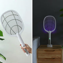 Load image into Gallery viewer, USB Rechargeable Electric Fly Swatter Large Insect Racket