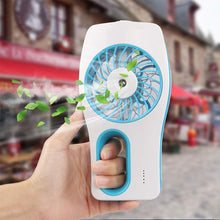 Load image into Gallery viewer, Mini Handheld Water Spray Fan