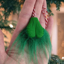 Load image into Gallery viewer, HAIRY GRINCHY BALL CHRISTMAS ORNAMENT