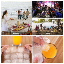Load image into Gallery viewer, Self-Sealing Ice Cube Shaped Bags