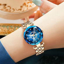 Load image into Gallery viewer, Starry Diamond Dial Ladies Waterproof Watch