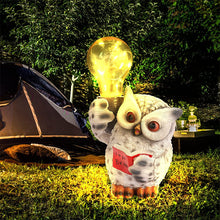 Load image into Gallery viewer, Owl Solar Ornament