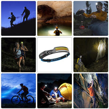 Load image into Gallery viewer, Led USB Rechargeable Powerful Headlamp