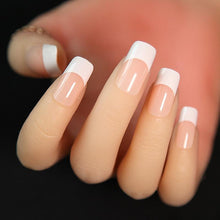 Load image into Gallery viewer, Glue-On French Manicure Nails Kit (100 pcs)