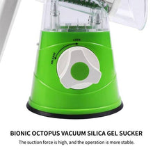 Load image into Gallery viewer, 3 in 1 Rotary Cheese Grater Vegetable Slicer