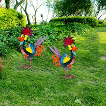 Load image into Gallery viewer, Funny garden rooster statue