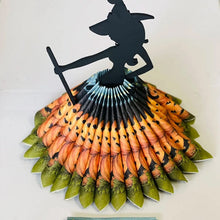 Load image into Gallery viewer, Wooden Witch Ornament