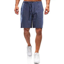 Load image into Gallery viewer, Lockere Freizeitshorts aus Leinen für Herren