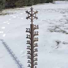 Load image into Gallery viewer, Snowflake/Snowmobile 24&quot; Custom Snow Gauge