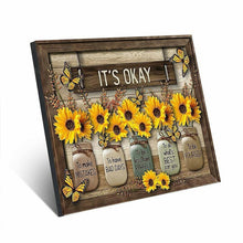 Load image into Gallery viewer, Butterfly Sunflowers Wall Art