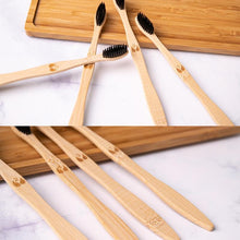 Load image into Gallery viewer, New Design Mixed Color Bamboo Toothbrush