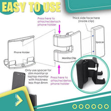 Load image into Gallery viewer, Laptop Side Phone Holder