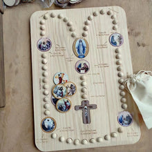 Load image into Gallery viewer, Wooden Rosary Board