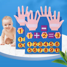 Load image into Gallery viewer, Felt Finger Number Counting Toy