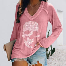 Load image into Gallery viewer, Retro Skull Long Sleeve Shirts