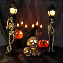 Load image into Gallery viewer, Resin Skeleton Decoration Light &amp; Skull Crow Light