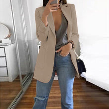 Load image into Gallery viewer, Women&#39;s Fashion Lapel Slim Cardigan Temperament Suit Jacket