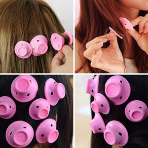 Heatless Silicone Hair Curlers💕