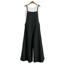 Load image into Gallery viewer, Summer Ladies Casual Loose Solid Tank Jumpsuit