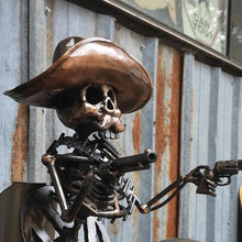 Load image into Gallery viewer, 💀Cowboy Skull Gunslinger Hood Ornament💀