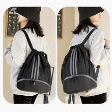 Load image into Gallery viewer, Large Nylon Drawstring Pocket Backpack