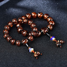 Load image into Gallery viewer, Incense Grey Glazed Beads Bracelet