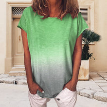 Load image into Gallery viewer, Gradient Rainbow Print T-shirt