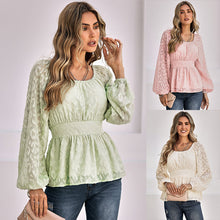 Load image into Gallery viewer, Women's Lantern Sleeve Shirt