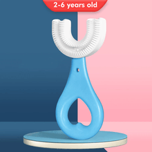 Load image into Gallery viewer, 360° Kids U-shaped Toothbrush