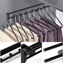 Load image into Gallery viewer, Wardrobe Top Mounted Telescopic Clothes Hanger