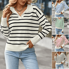 Load image into Gallery viewer, Striped Soft Sweater