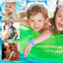 Load image into Gallery viewer, Kids&#39; Waterproof Silicone Anti-loss Wristband