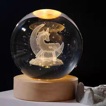 Load image into Gallery viewer, Glowing Crystal Ball Night Light