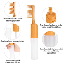 Load image into Gallery viewer, DIY Hair Coloring Kit (Hair Dye + Bottle With Comb)