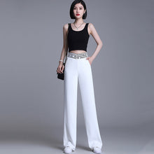 Load image into Gallery viewer, Suit Trousers with Elastic Waistband