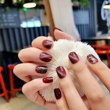 Load image into Gallery viewer, Mysterious Cat Eye Nail Patch with Jelly Gum (24PCS)