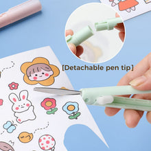 Load image into Gallery viewer, Mini Folding Pen Scissors Graving Knife for Kids