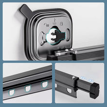 Load image into Gallery viewer, Wall-Mounted Foldable Clothes Drying Rack with Suction Cup