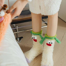 Load image into Gallery viewer, Warm Cozy Fluffy Cartoon Monster Socks