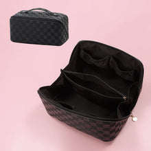 Load image into Gallery viewer, Vintage Check Cosmetic Bag