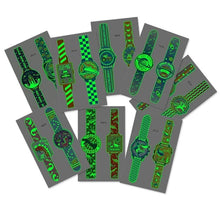 Load image into Gallery viewer, Children's Watch Racing Cartoon Luminous Tattoos Stickers