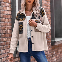 Load image into Gallery viewer, Paneled Contrast Loose Jacket