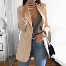 Load image into Gallery viewer, Women&#39;s Fashion Lapel Slim Cardigan Temperament Suit Jacket