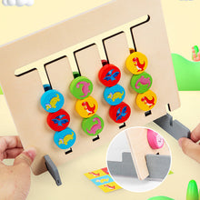 Load image into Gallery viewer, Wooden 2-Sided Sliding Logic Puzzle